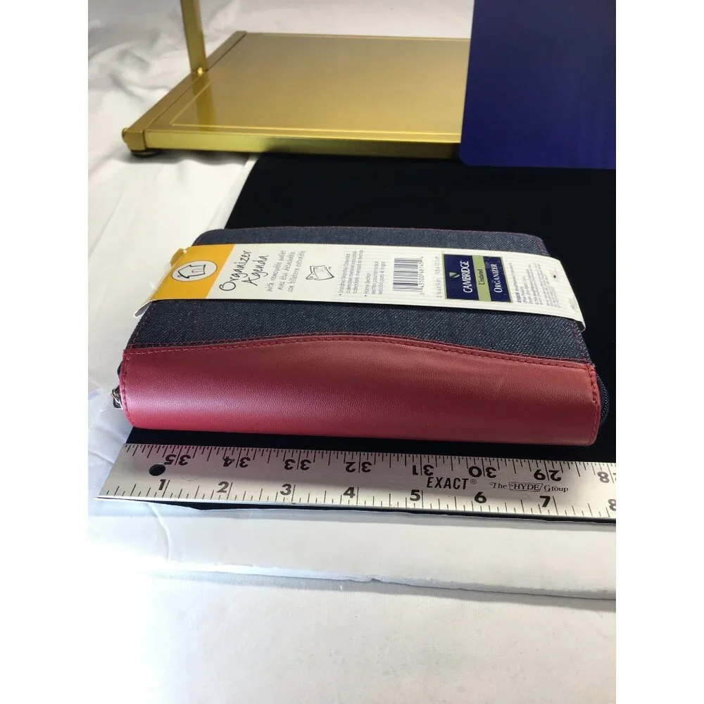 Cambridge Organizer Agenda w/ Removable Wallet Undated Monthly Calendar NEW